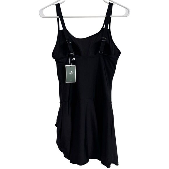 Eomenie Women MEDIUM One Piece Swimdress Swimsuits Tummy Control Swim Skirt - Picture 6 of 9